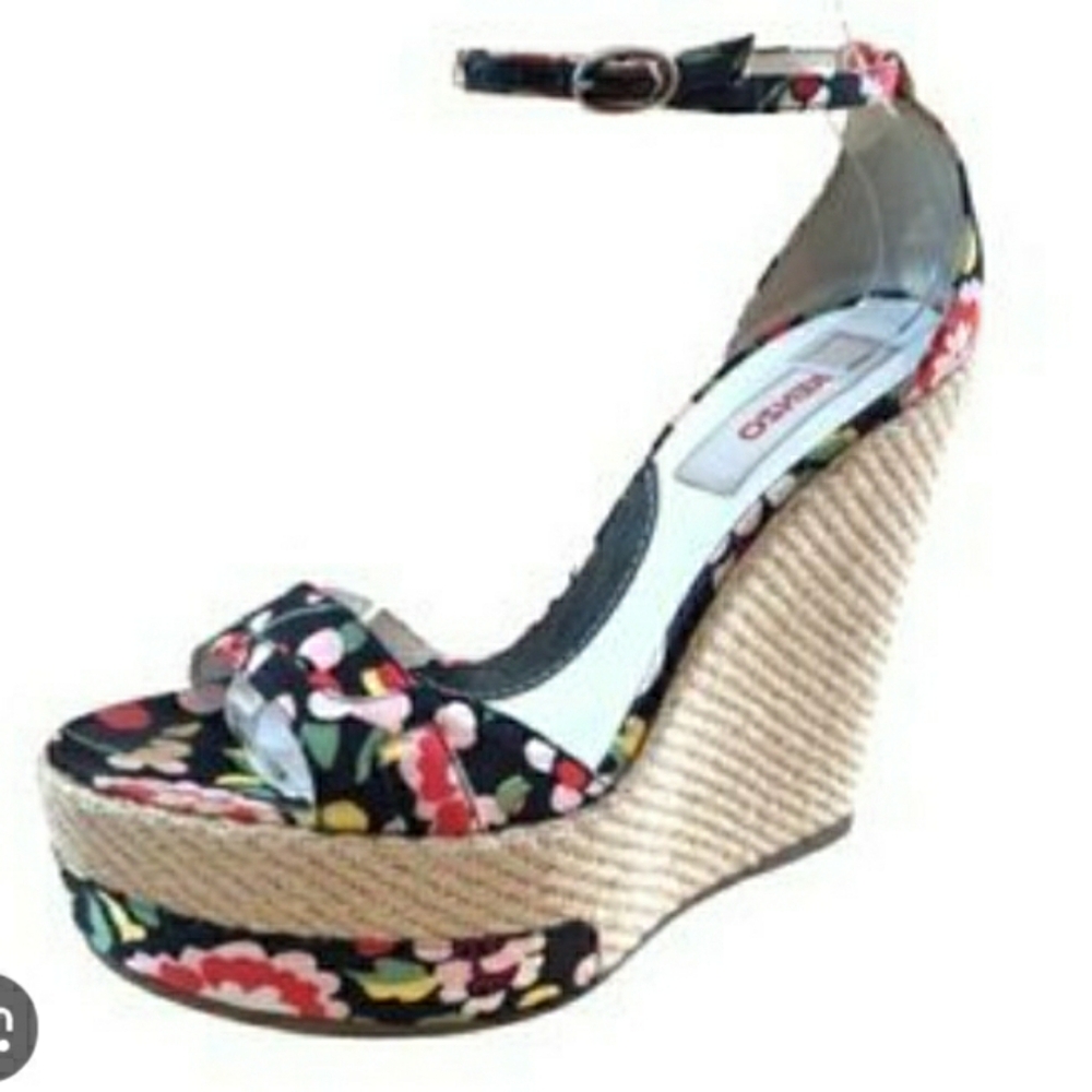 Kenzo Floral Ankle Strap Espadrille S7